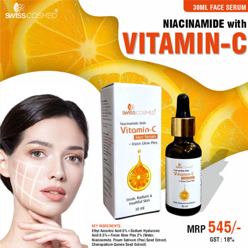 VITAMIN-C FACE SERUM (FOR BRIGHTER & HEALTHIER SKIN)