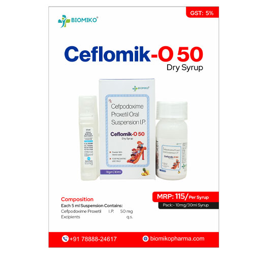 Ceflomik-O 50 Dry Syrup