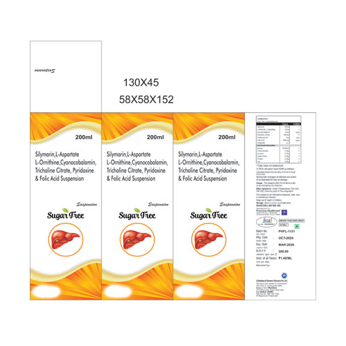 Silymarin With Vitamins + Cyanocobalamin Syrup