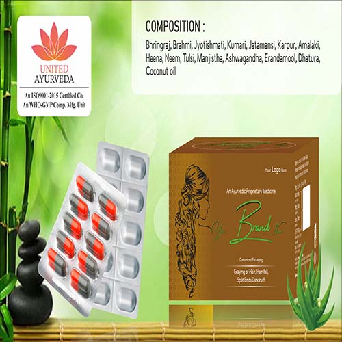 Bhringraj + Brahmi + Jyotishmati + Kumari +Jatamansi + Karpur + Amalaki +Heena +Neem +Tulsi Tablets