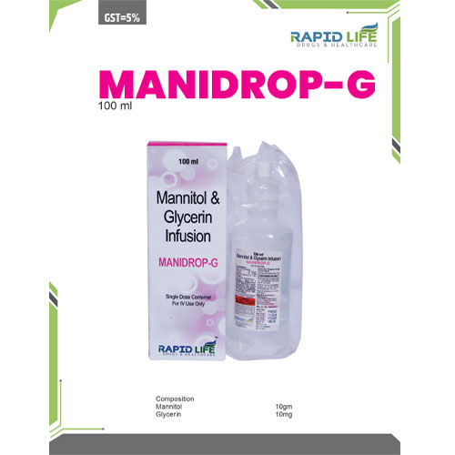 Mannitol 10gm + Glycerin 10gm Infusion
