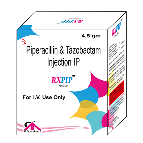 Piperacillin Sodium USP 4000mg + Tazobactam Sodium 500mg Injection