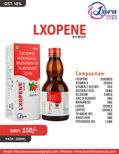 LXOPENE 200ml Syrup