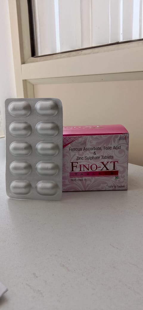 Ferrous Ascorbate + Folic Acid  Zinc Sulphate Tablets