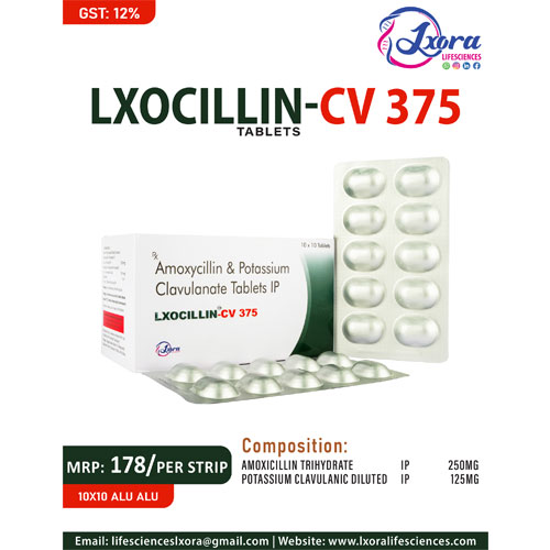 LXOCILIN-CV 375 Tablets