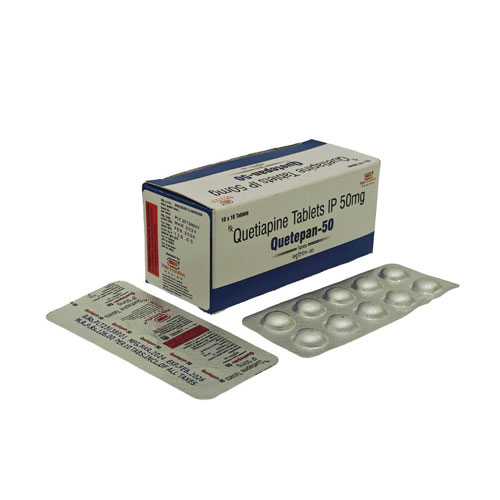 QUETEPAN-50 TABLETS