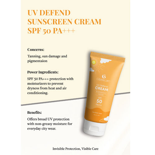 UV Defend Sunscreen Cream SPF 50 PA+++