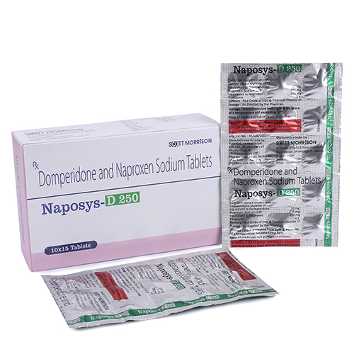 Naposys-D 250 Tablets (10*10 ALUMINIUM STRIP )