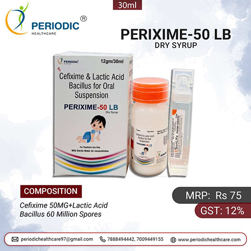 Perixime-50 LB Dry Syrup