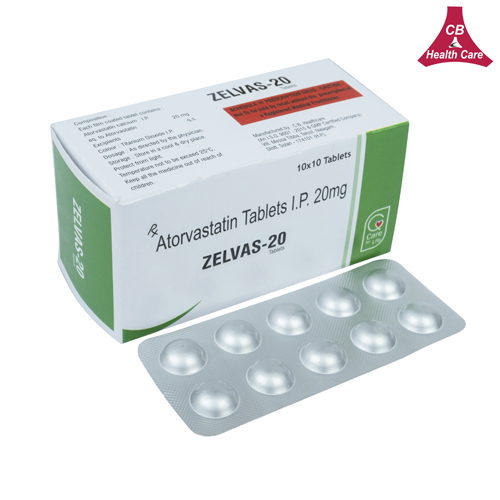 Atorvastatin I.P. 20mg Tablets 