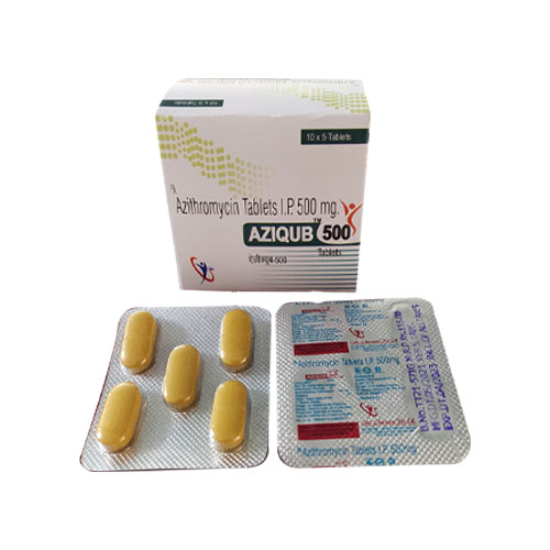 AZIQUB - 500 TABLETS (10*5 Blister)