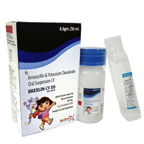 Amoxicillin 400 MG, Clavulanic acid 57 MG /5ML Syrup