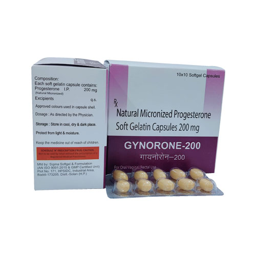 GYNORONE-200 SOFTGEL CAPSULES