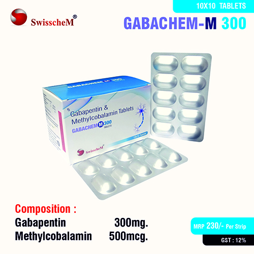 GABACHEM-M 300 TABLETS
