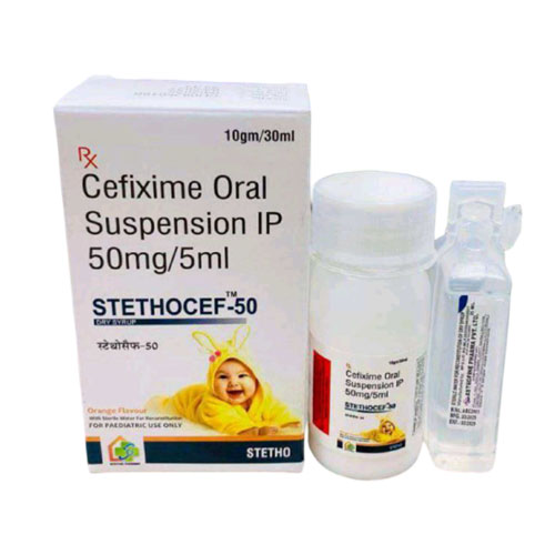 STETHOCEF-50 DRY SYRUP