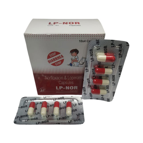 Norfloxacin + Loperaminde Capsules