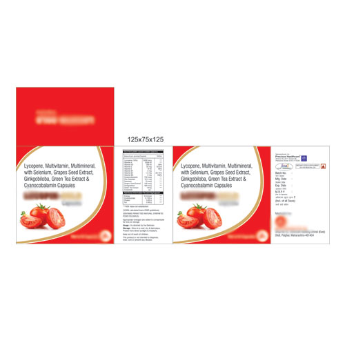 Lycopene+ Antioxidants+ DHA + Multivitamins + Multiminerals Capsules