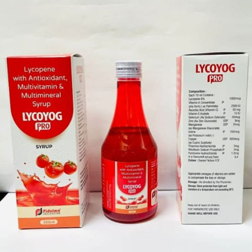 LYCOYOG-PRO Syrups  (RED COLOUR  BOTTLE IN DRUG 12%)