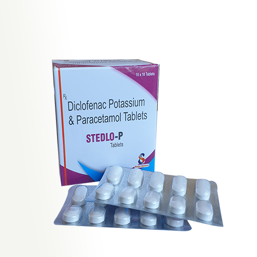 Diclofenac Photassium + Paracetamol Tablets
