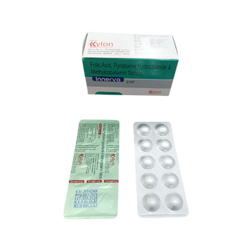 Folic Acid 1.5 mg + Pyridoxine (Vitamin B6) 3 mg + Methylcobalamin 500 mcg Tablets
