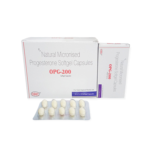 Natural Micronised Progesterone 200mg Softgel Capsules