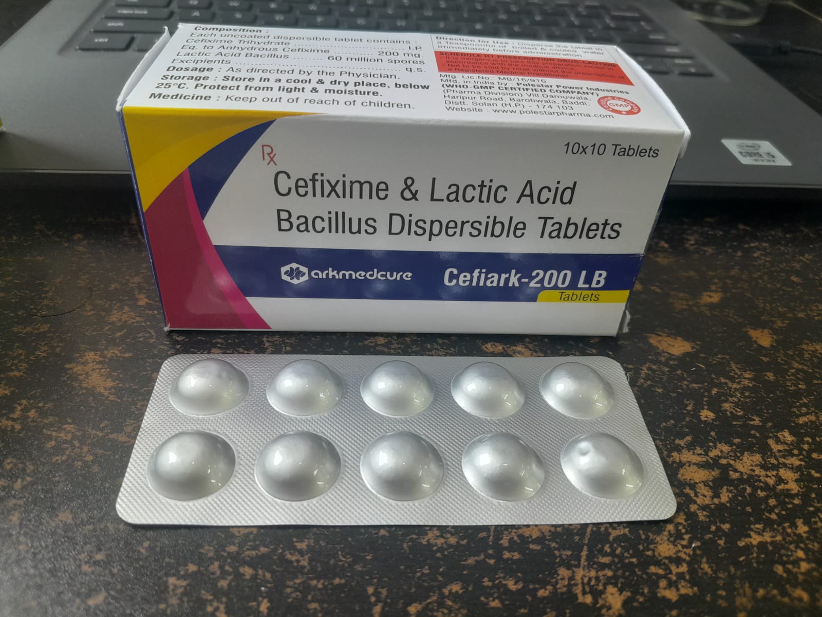 Cefixime 200MG with Lactic Acid Bacillus 