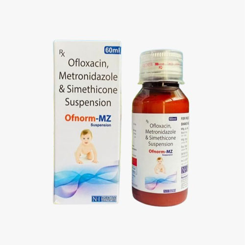 Ofloxacin + Metronidazole + Simethicone Suspension