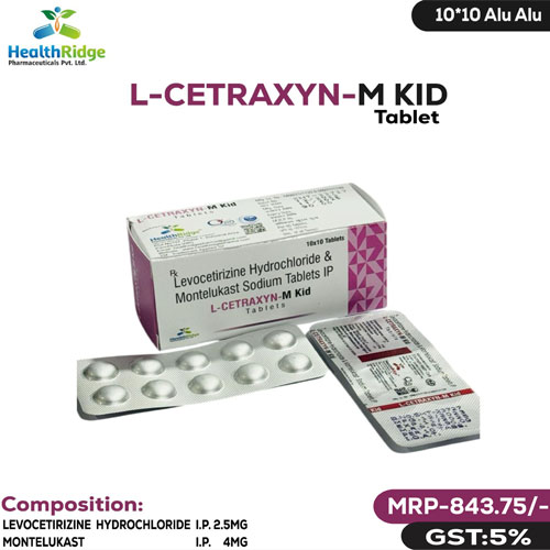 L-CETRAXYN-M KID TABLETS