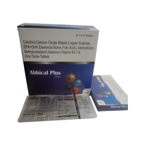 Calcitriol + Calcium Citrate Malate+ Copper Sulphate+ EPA+ DHA+ Folic Acid+ Selenium Tablets