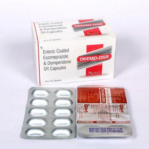 ESOMEPRAZOLE 40mg + Domperidone (SR) 30mg CAPSULES