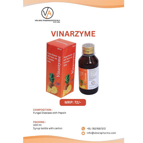 Vinarzyme Sugar Free Syrup