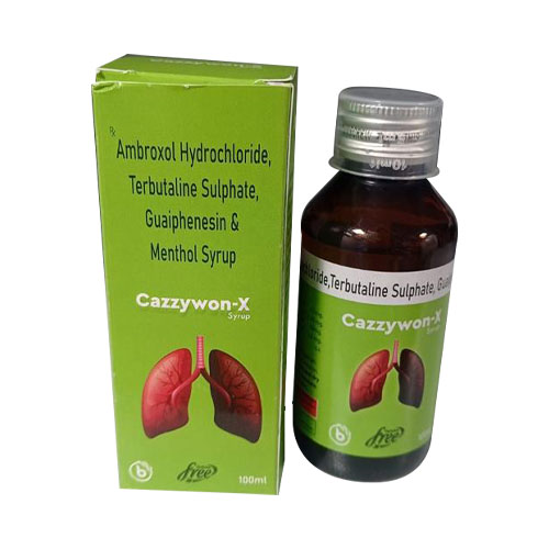Ambroxol HCl + Guaiphenesin + Terbutalin Sulphate + Menthol Syrup