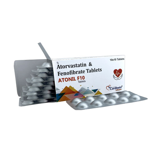 Atorvastatin 10Mg + Fenofibrate 160Mg Tablets
