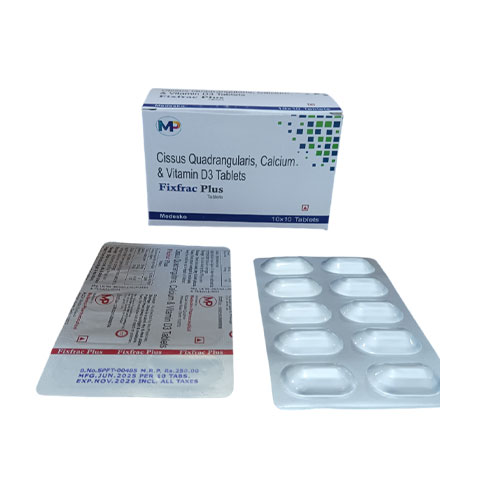 Cissus quadrangularis extract + Calcium + Vitamin D3 with excipients Tablets