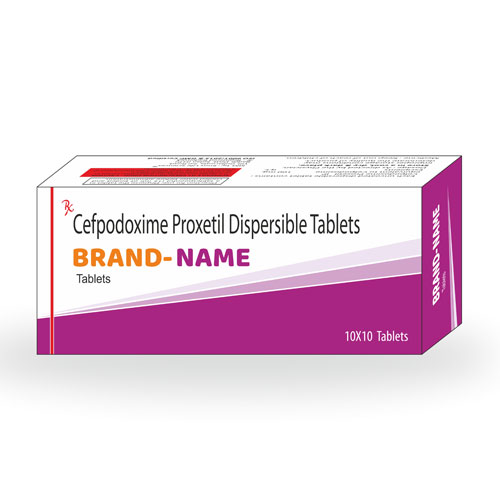 Cefpodoxime Proxetil 200mg/100mg/50mg Tablets