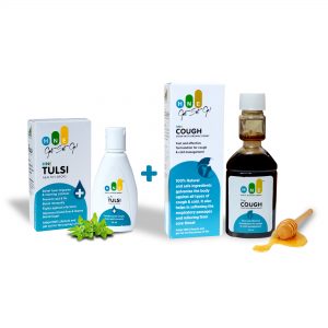 HNE-TULSI Oral Drops+ HNE-COUGH Syrup Combo Pack