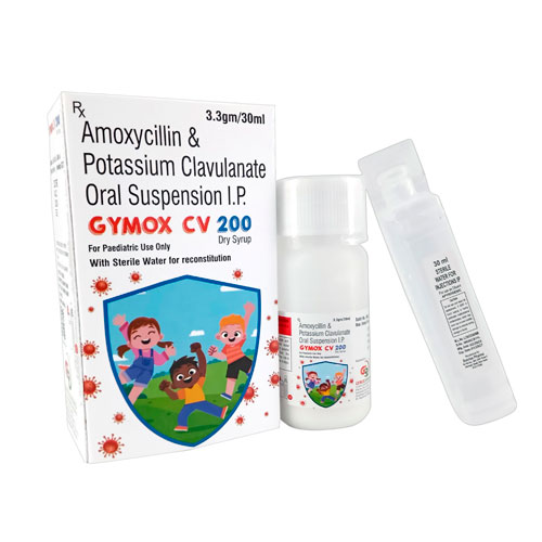 Amoxicillin 200 Mg + Clavulanic acid 28.5  Mg /5ML Dry Syrup