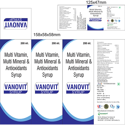 VANOVIT 200ml Syrup