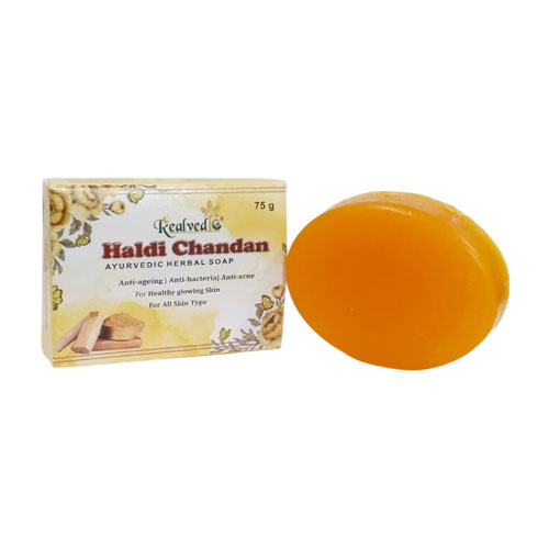 Realvedic Haldi Chandan Herbal Soap