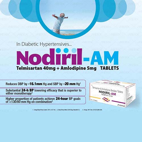 Telmisratan 40mg + Amlodipine 5mg Tablets