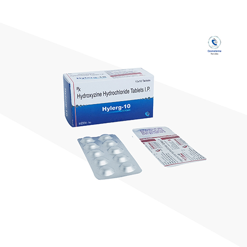Hydroxyzine Hydrochloride 10 mg Tablets