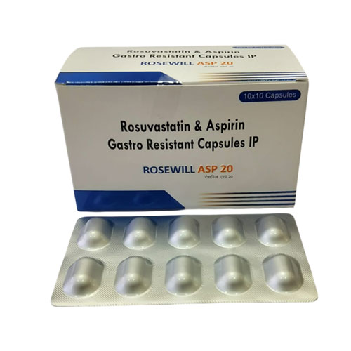 Rosuvastatin + Aspirin Gastro Resistant Capsules