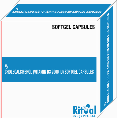 Cholecalciferol (Vitamin D3 2000) Softgel Capsules