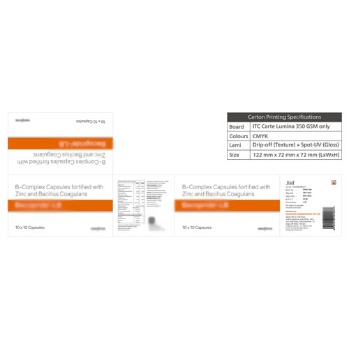 Pre - Pro Biotic With B-Complex Vitamins Capsules