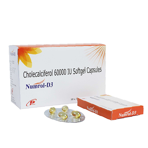 NUMROL-D3 SOFTGEL CAPSULES