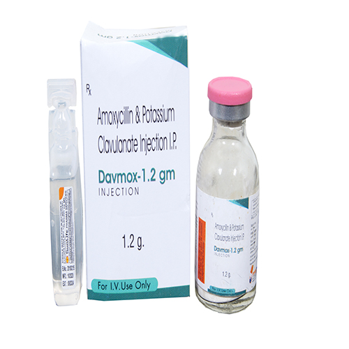 AMOXYCILLIN 1000 MG + CLAVULANATE 200MG INJECTION