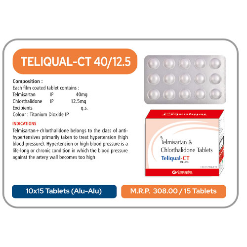 TELIQUAL-CT 40/12.5 TABLETS