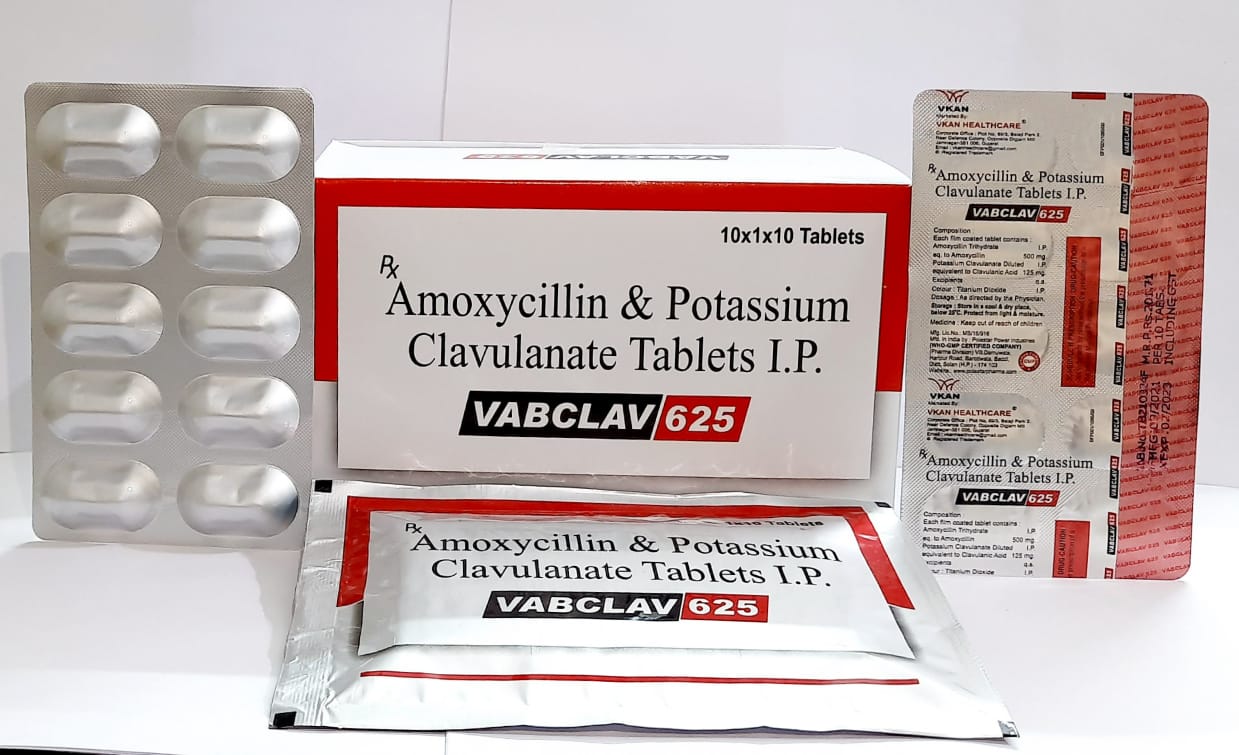 Amoxycillin 500 mg  Clavulanic Acid 125 mg