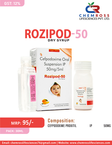 ROZIPOD-50 Dry Syrup