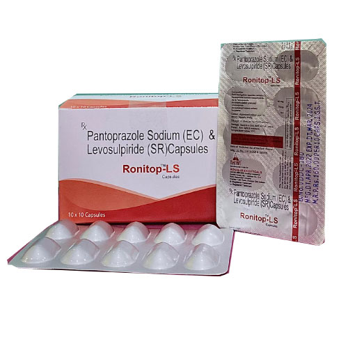 Pantoprazole Sodium (EC) 40 mg + Levosulpiride (SR) 75 mg Capsules